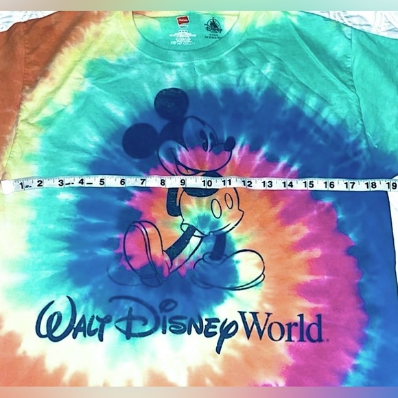 Walt Disney World Mickey Mouse tie-dye tee shirt size M - Picture 6 of 7